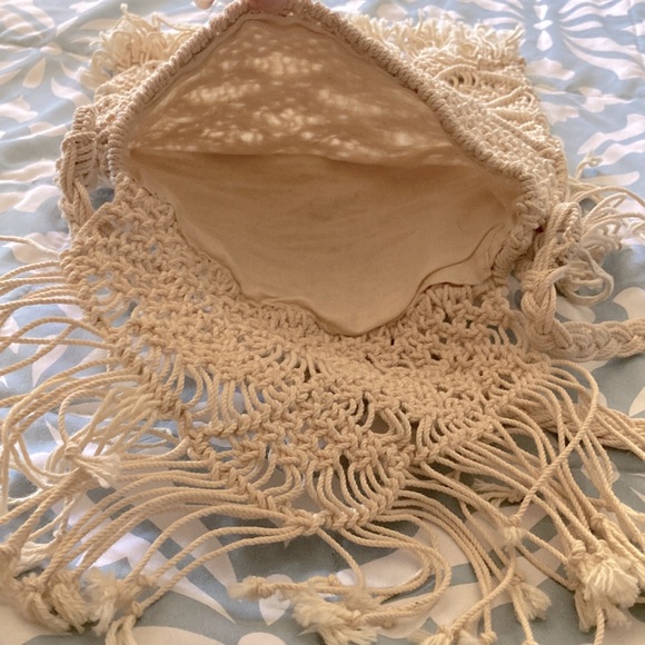 Handmade Vintage Boho Macramé Purse - Picture 3 of 4